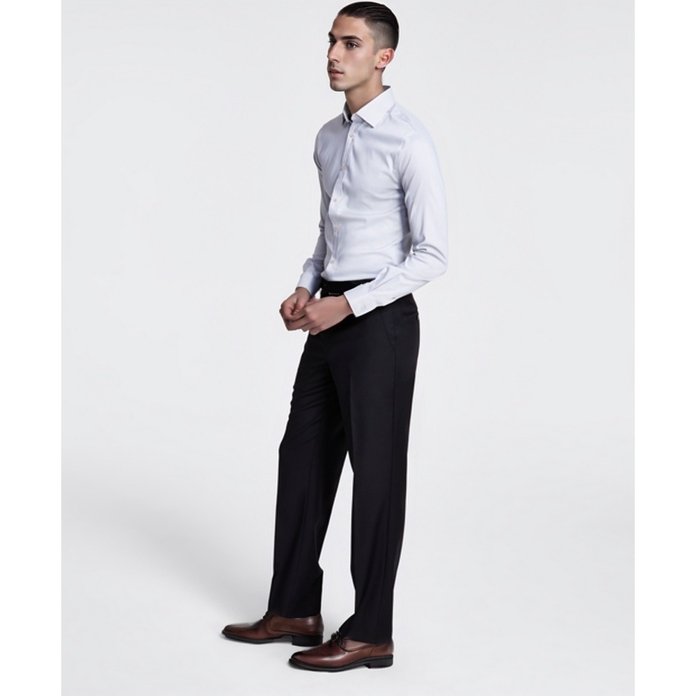 Michael Kors Dress Pants Mens 36x30 Black Malone Straight Leg Casual Trouser NWT